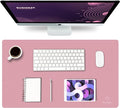 K KNODEL Small Office Leather Desk Mat, Mouse and Keyboard Pad, Computer and by K+KNODEL
