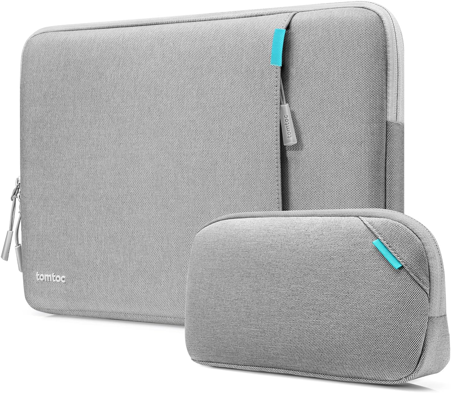 tomtoc 360 Protective Laptop Sleeve Set for 16-inch MacBook Pro M4/M3/M2/M1 Pro/Max A3403 A3186 A2991 A2780 A2485 2024-2019, Dell XPS 16 Plus Laptop, Water-Resistant MacBook Case with Accessory Pouch