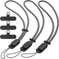 SURPHY 3 Pack Phone Wrist Strap with CellPhone Tether Tab, Cellphone Lanyard, Phone Strap with 2-Color Braided, Wrist Lanyard