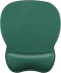 MROCO Ergonomic Mouse Pad with Gel Wrist Rest, 9.4 x 8.1 in, Forest Green | by MROCO