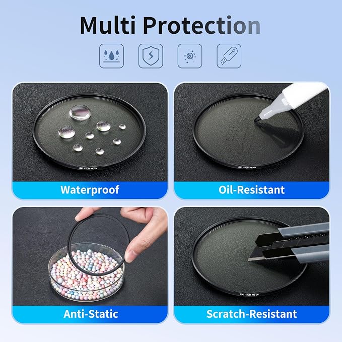 JJC 72mm Ultra-Low Reflectivity UV Filter Lens Protection MCUV - Image 6