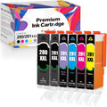 Compatible Ink Cartridge Replacement for Canon PGI-280XXL PGI 280 XXL Compatible with PIXMA TR7520 TR8520 TS6120 TS6220 TS8120 TS8220 TS9120 TS9520 TS9521C Printer (6 Pack)