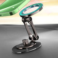 Smolink Magnetic Car Phone Holder, Zinc Alloy Material for Magsafe Car Mount Never Drop, Universal 360°Pro Adjustable Car Phone Holder Mount for iPhone 16 Pro Max 15 14 13 Series All Phones, Green