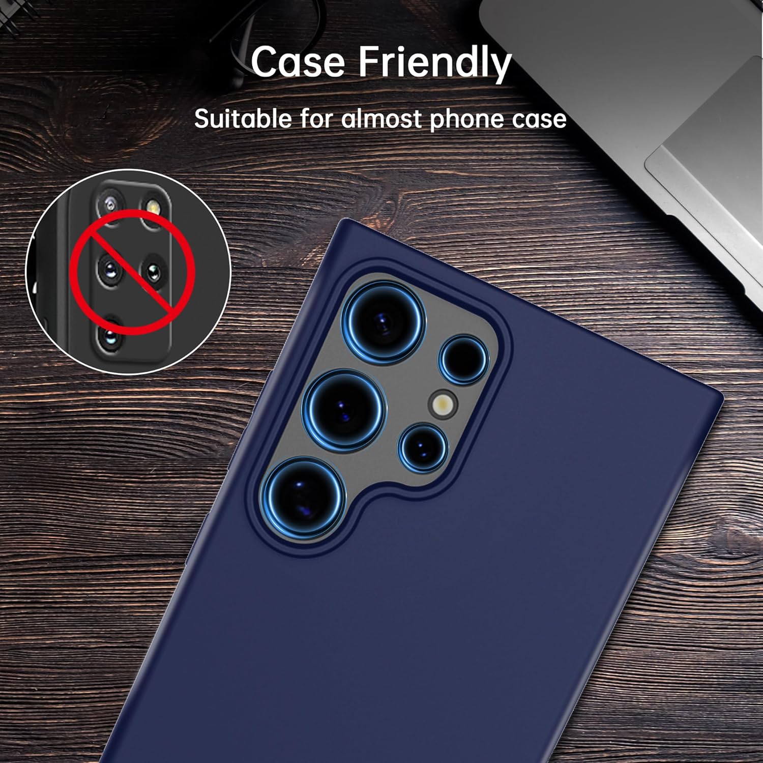 For Samsung Galaxy S23 Ultra Camera Lens Protector, Individual Lens Protector, Ultra HD 9H Tempered Glass Screen Protective Cover, Anti-scratch, Military Grade Drop Protection 2 Set. (Glitter Colorful, S23 Ultra)