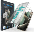 Deppa |2 Pack| Anti-Blue Light Screen Protector for iPhone 15 Pro (6.1') | Scratch Resistant Tempered Glass | 3D Edge to Edge Coverage | Easy Installation Kit | Eye Safeguard TÜV Certified