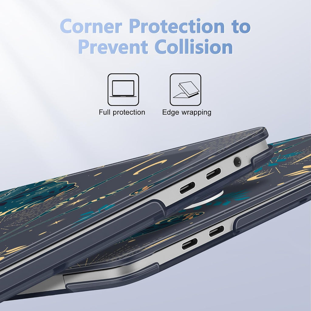 for MacBook Pro 16 inch Case 2019 2020 Release Model A2141, Plastic Hard Shell Cover with Keyboard Cover & Screen Protector for MacBook Pro 16 inch with Touch Bar & Touch ID - Butterfly P113