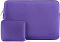 MOSISO Laptop Case 13.3 inch, 13-13.3 inch Laptop Sleeve Bag Compatible with MacBook Air/Pro 13/Pro 14 M5 M4 M3 M2 M1, HP Dell ASUS Lenovo, Neoprene Computer Sleeve Bag with Small Case, Ultra Violet