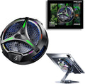 Magnetic Cooler for iPad,Tablet Cooler for ipad/Surface pro/Samsung Tab,Universal Radiator with Temperature Display for Mobile Gaming,Tiktok Live Streaming(Including Tablet Stand Holder)