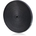 WILLBOND 3/4 Inch x 90ft Fastening Tape Cable Ties Reusable Fastening Nylon Tape Double Side Hook Roll Hook and Loop Straps Wires Cords Management Wire Organizer Straps (Black)