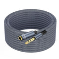 1/4 inch Extension Cable 40ft, 1/4"" inch Male to Female Stereo Headphone Guitar Extension Cable, Quarter inch Headphone Extension Cable, Grey