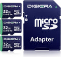 32GB CT100 microSDHC UHS-I Memory Card with Adapter - up to 100MB/s, C10, U1, V10, Full HD, A1, Micro SD Card for Smartphones, Tablets, Cameras, Gaming Consoles, and Drones (3 Pack)