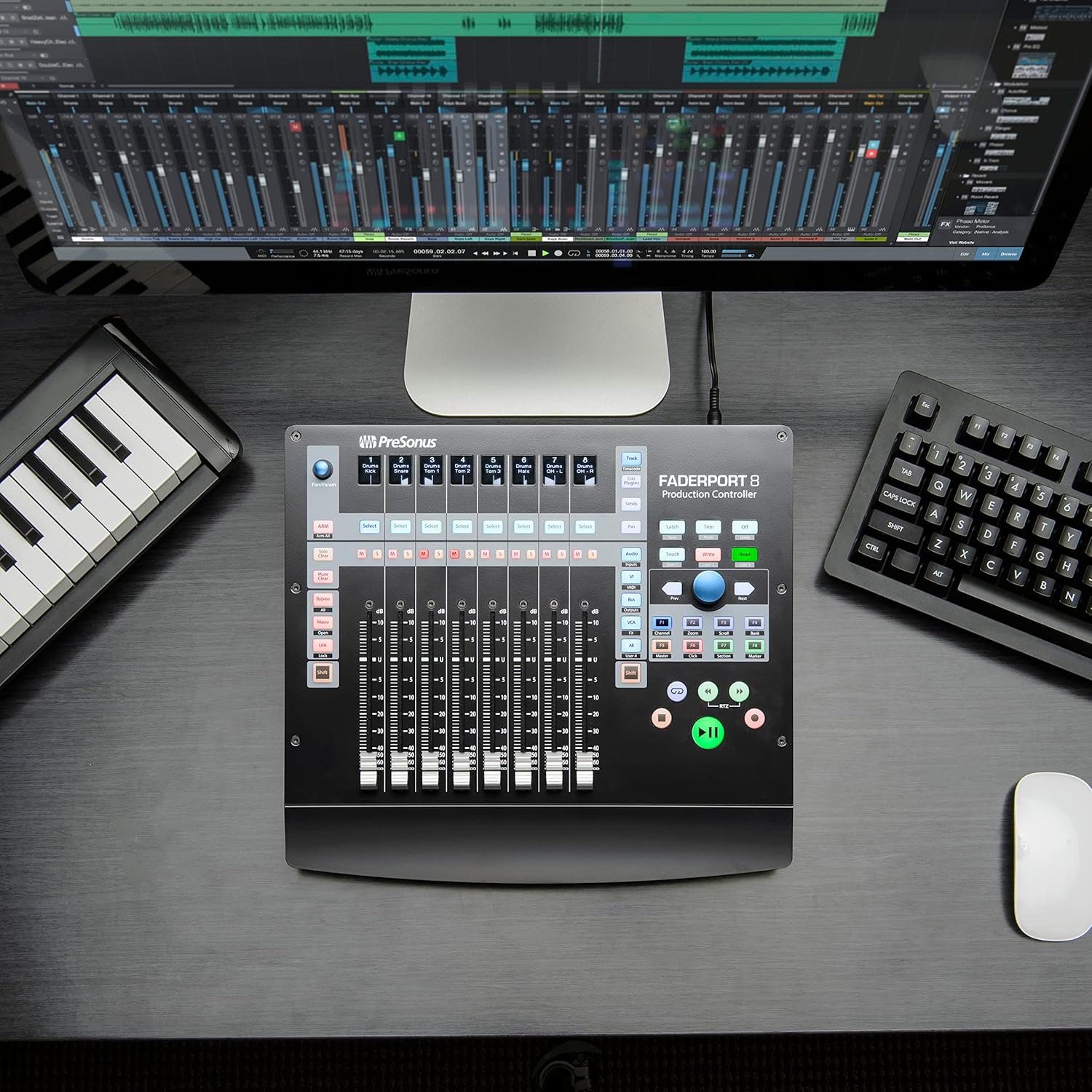 PreSonus FaderPort 8 DAW Controller with Studio One Pro Software