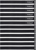 12 Pack 1 x 24 Inches Hook and Loop Reusable Fastening Cable Tie Down Straps by Wisdompro - Reusable, Durable Functional Cinch Strap to Keep Your Home, Office, Workspace from Tangled Messes of Cords
