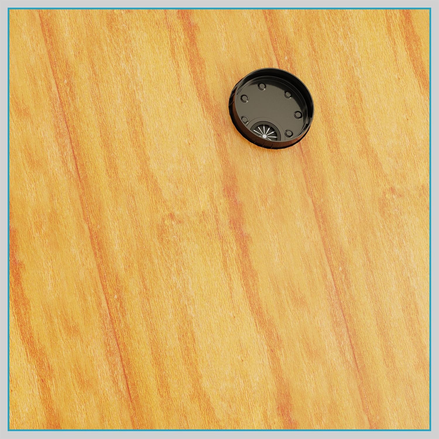 Desk Grommet 2-3/8 Inch 60mm, Zinc Alloy Computer Desk Wire Hole Cover, Office Desktop Cord Cable Hole Metal Ring, Red Bronze