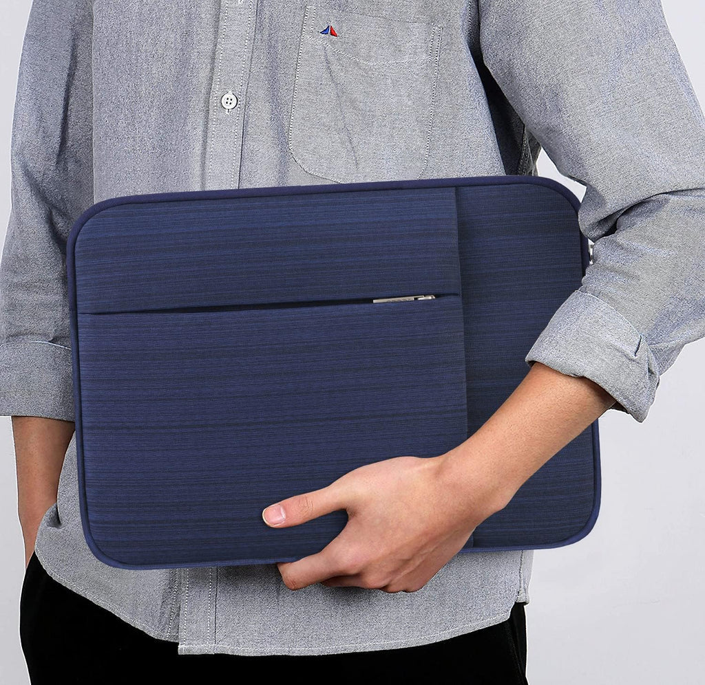 Lacdo Laptop Sleeve Case for 16 inch New MacBook Pro M4/M3/M2/M1 Pro/Max A3403 A3186 A2991 A2780 A2485 A2141 2024-2019 | 15 inch Microsoft Surface Laptop 7th Copilot+PC, 6 5 4 3 Computer Bag, Blue