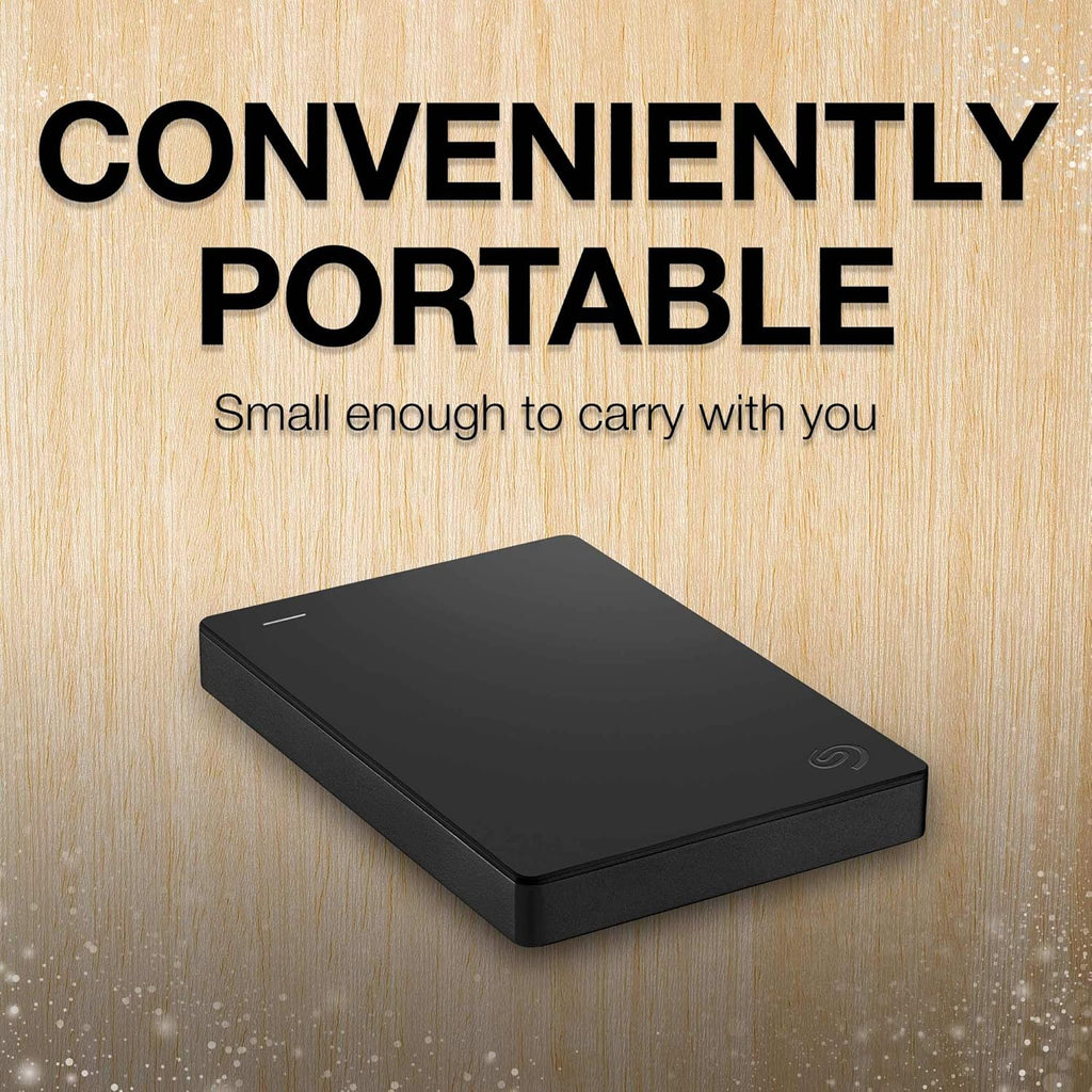 Seagate Portable 4TB External Hard Drive HDD – USB 3.0 for PC, Mac, Xbox, & PlayStation - 1-Year Rescue Service (STGX4000400)