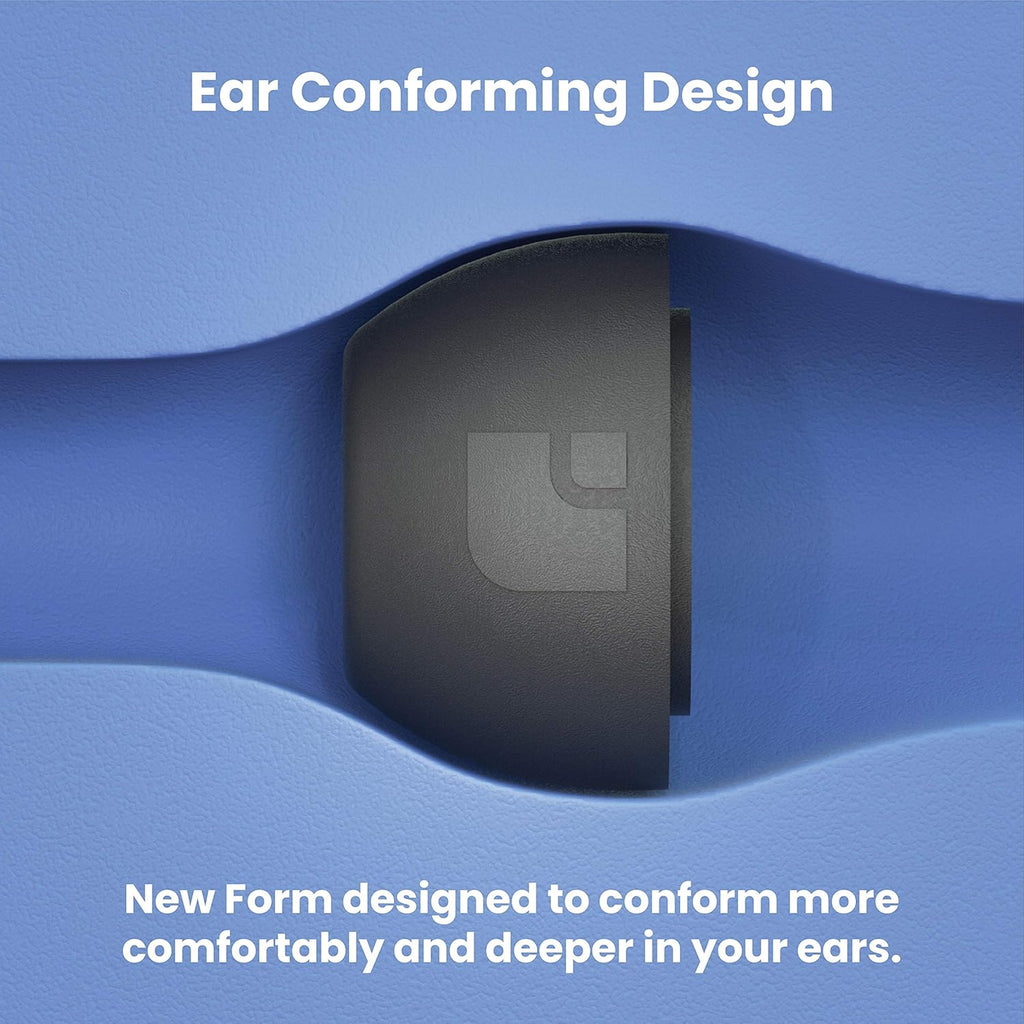 Foam Masters Ultra-Premium Memory Foam Ear Tips for AirPods Pro 1st & 2nd Gen | 3 Pairs | Black Magic Ver 6.0 | Secure | Comfort | Better Noise Cancel | Replacement Buds – Black, Medium