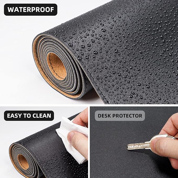 AFIING Large Desk Mat, Waterproof, - Image 4