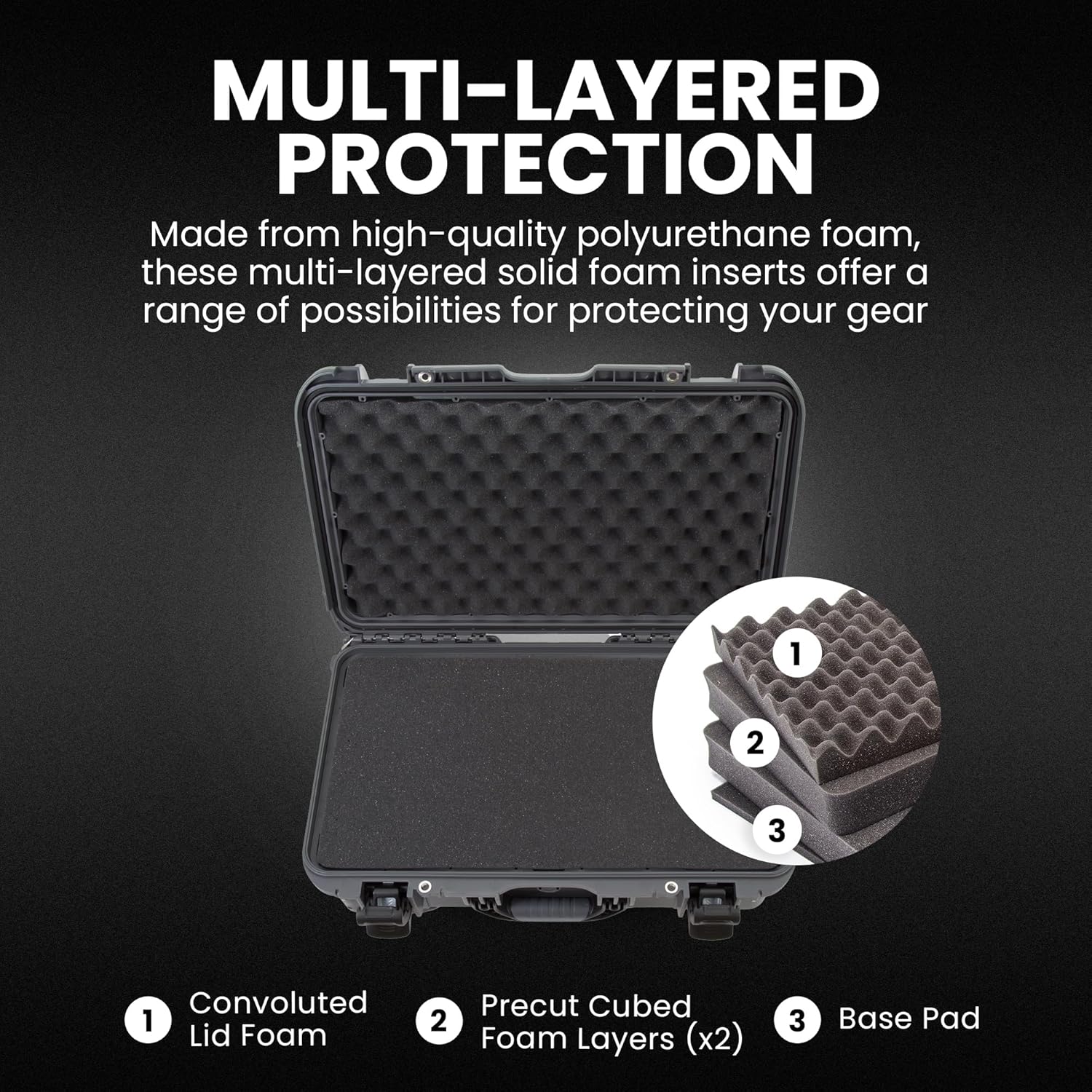 NANUK Wheeled Series 935 Lightweight NK-7 Resin Waterproof Protective Case
