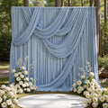 10ft x 15ft Dusty Blue Backdrop Curtains by CO-AVE