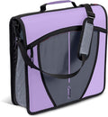 Case-it Mighty Zip Tab School Zipper Binder | 3-Inch O-Rings, 600-Sheet Capacity by Case-it