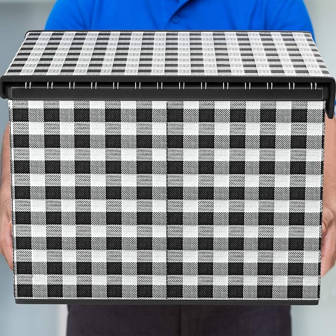 Decorative Collapsible File Storage Organizer Boxes - Image 7