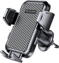 Car Phone Holder Mount for Air Vent, [Never Shake Hook Clip] 360° Adjustable Vent Clip, Compatible with Big Phones,Thick Cases, Phone Holders for Your Car–Fits iPhone, Samsung and Android