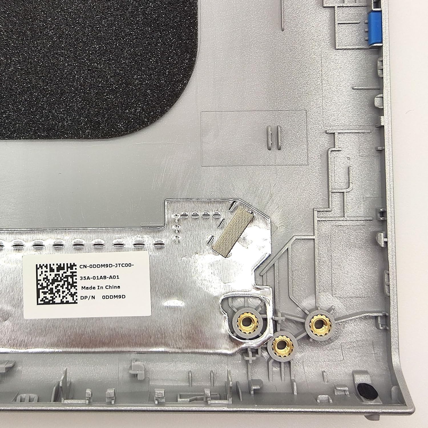 Replacement LCD Back Cover Rear Top Lid with Hinges for DELL Inspiron 15 3510 3511 3515 3520 3525 Series Laptop 0DDM9D DDM9D Silver