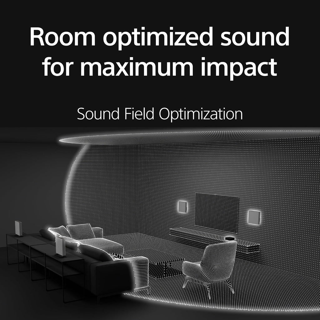 Sony BRAVIA Theater Quad 16-Speaker Home Theater Audio System with 4 Wireless Speakers, 360 Spatial Sound Mapping, Dolby Atmos/DTS:X Support, Room Calibration (HT-A9M2)