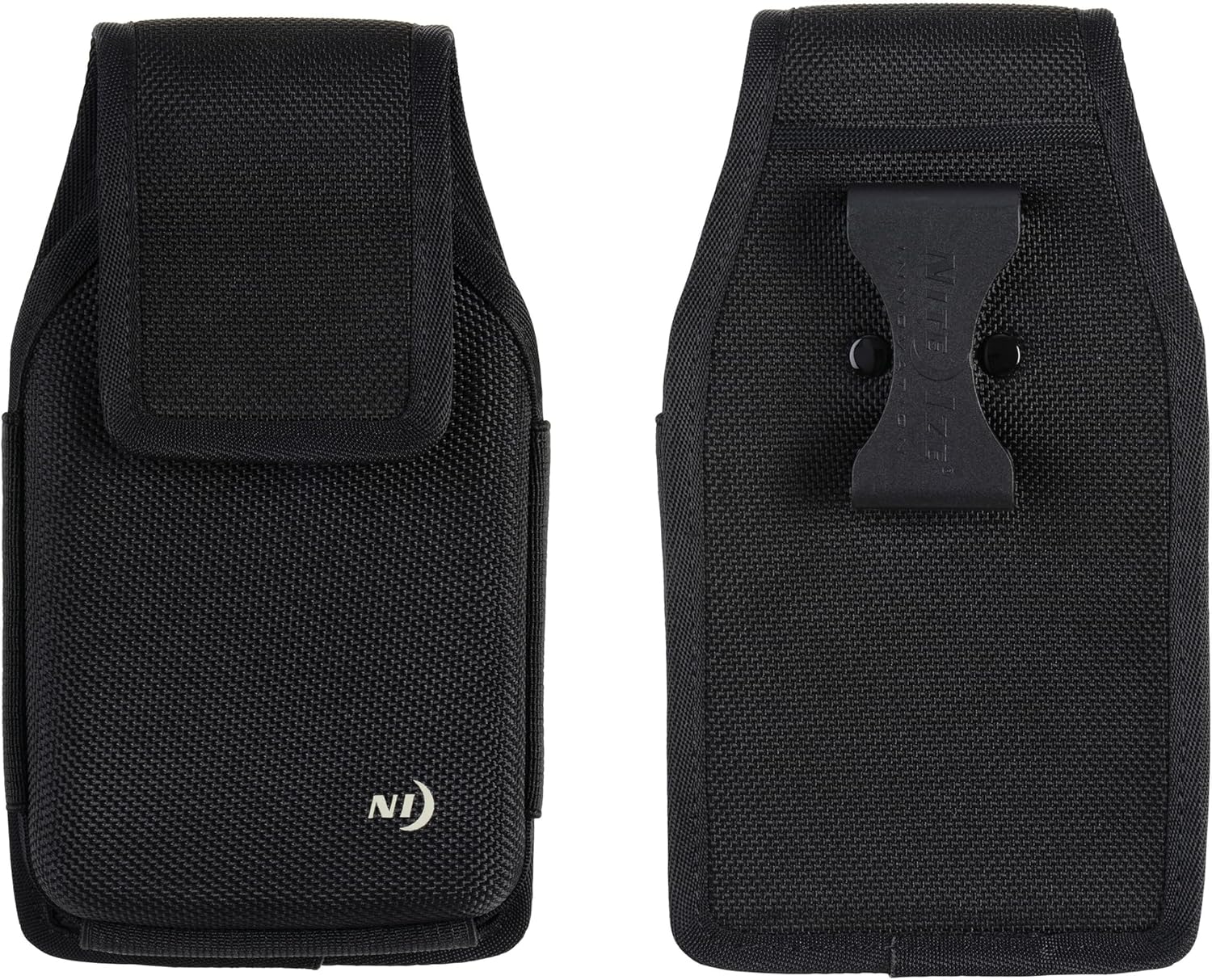 Nite Ize Clip Case Hardshell Universal Rugged Holster - Protective Phone Holder with Belt Clip - Holster for Men's & Women's Belts - Utility Belt Phone Pouch - XX-Large, Black