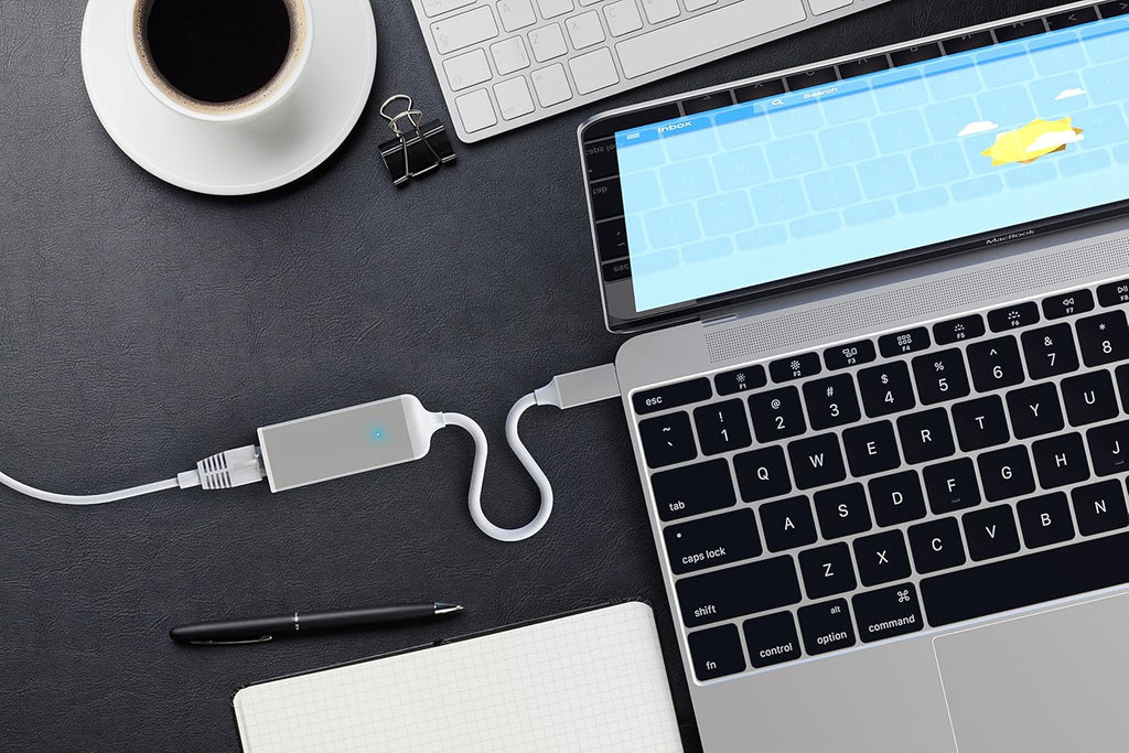 Satechi USB C to Ethernet Cable, Type-C Gigabit Ethernets Adapter, Aluminum Portable Ethernet-to-USB Converter for MacBook Pro/Air, iPad Pro/Air/Mini, Windows Laptop, Switch (Silver)