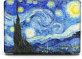 Berkin Arts for MacBook Pro 14 inch Cover A3401 A3185 A3112 A2992 A2918 A2779 A2442 with M4 M3 M2 M1 Chip(2021-2024 Release) Keyboard & Screen Cover Post-Impressionism (The Starry Night by Van Gogh)