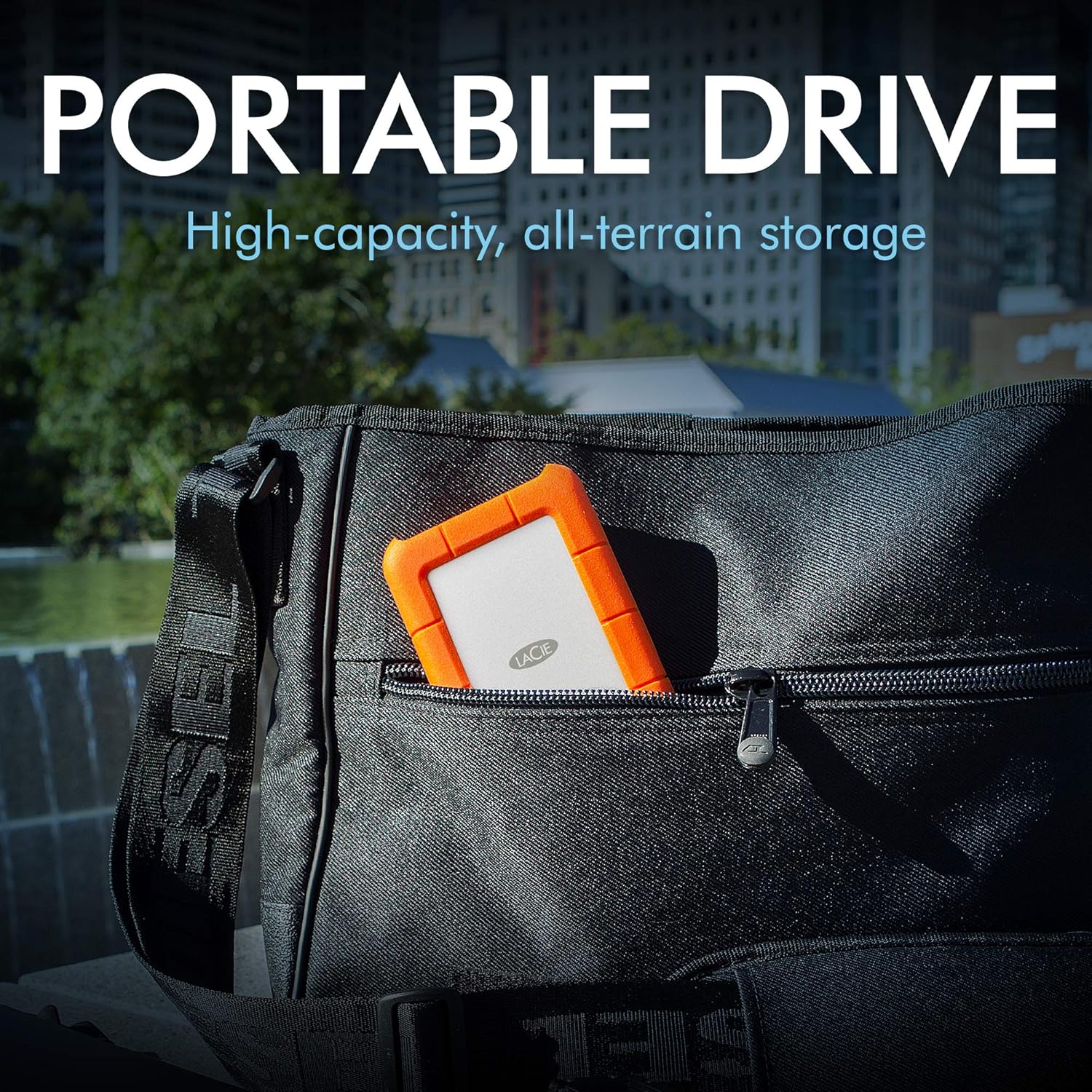 LaCie USB 3.0 1TB Rugged Mini Hard Drive