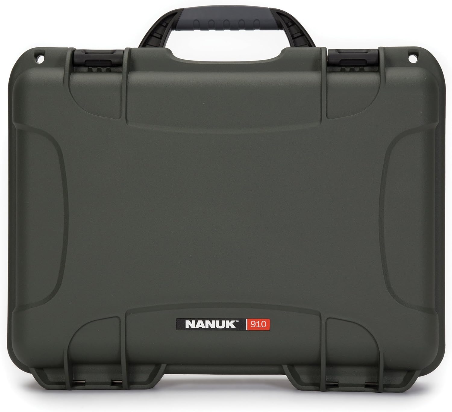NANUK Medium Series 910 Lightweight NK-7 Resin Waterproof Protective Case for Camcorder or Mirrorless Camera Kit, Olive