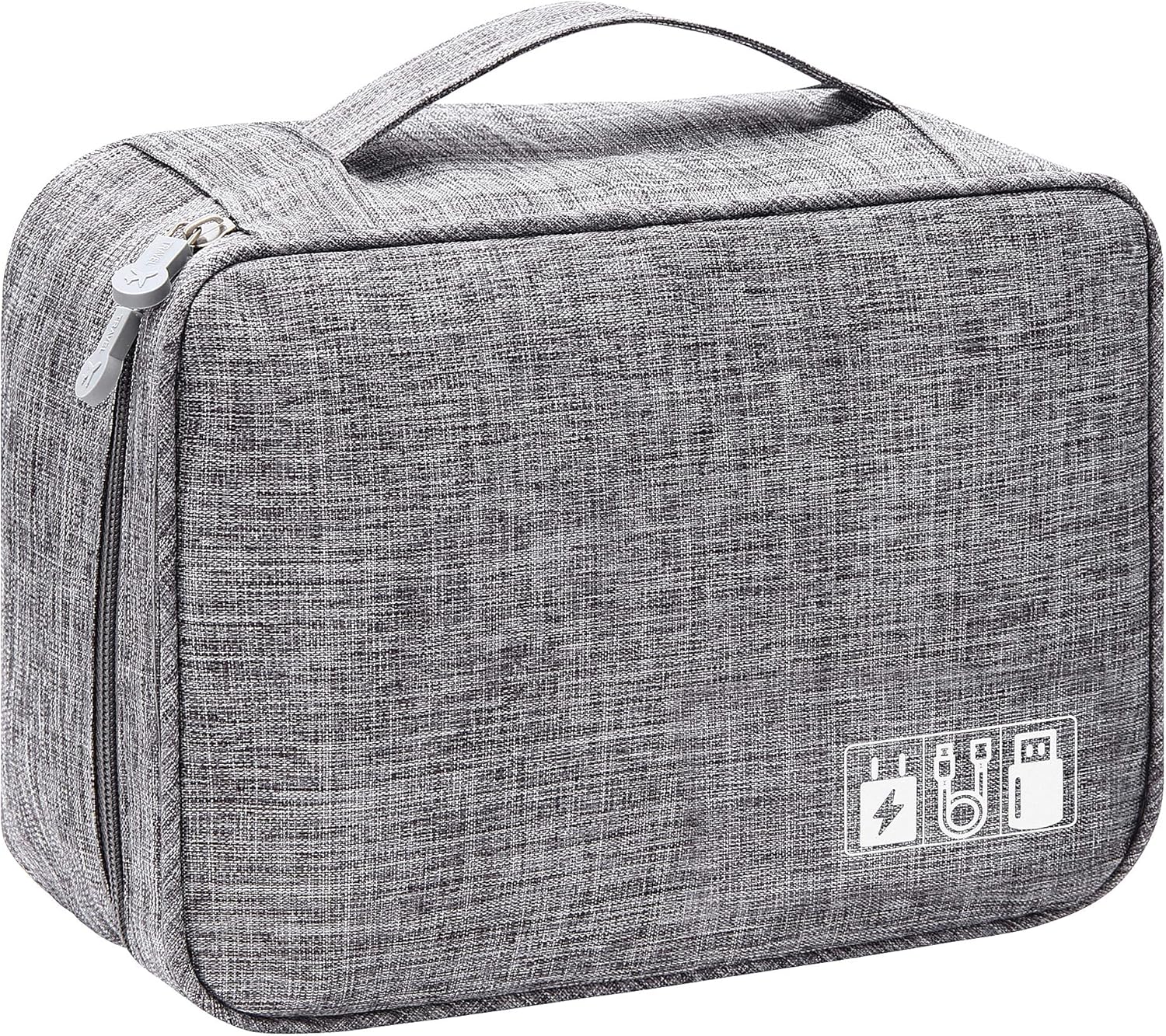 VOCUS Electronics Organizer Travel Cable Organizer Bag for Electronics Accessories, Portable Tech Carring Large Storage Case for Charger, Cord, Power Bank, Hardware